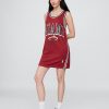 Minivestido NBA Miami Heat com camisa reciclada Minivestido NBA Miami Heat com camisa reciclada