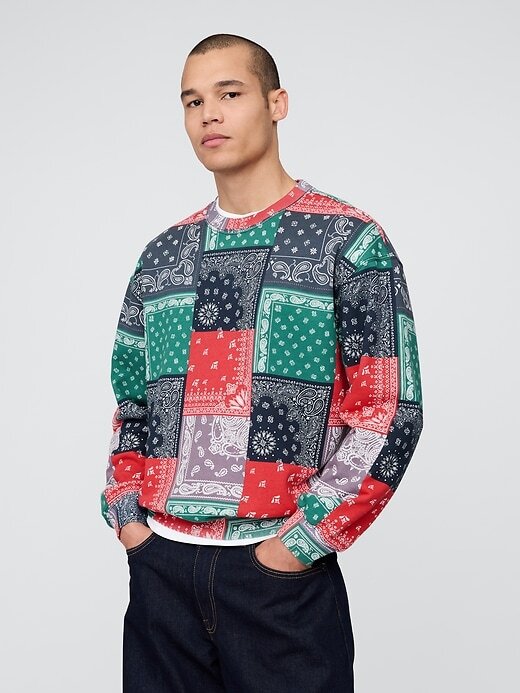 Moletom Bandana Grande e Pesado Moletom Bandana Grande e Pesado