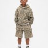 Moletom com capuz camuflado relaxado VintageSoft infantil Moletom com capuz camuflado relaxado VintageSoft infantil