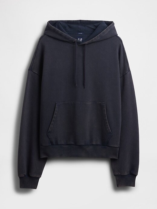 Moletom com capuz curto pesado Moletom com capuz curto pesado