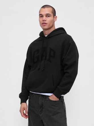 Moletom com capuz e logotipo atlético Gap Heavyweight