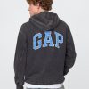 Moletom com capuz e logotipo French Terry da Gap Heavyweight
