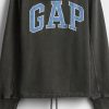 Moletom com capuz e logotipo French Terry da Gap Heavyweight