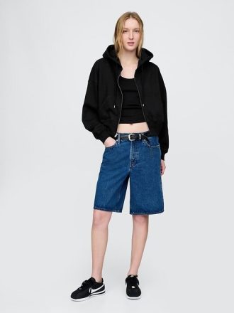 Moletom com capuz e zíper completo VintageSoft Wedge