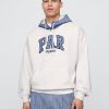 Moletom com capuz Gap × Malbon adulto com logotipo French Terry pesado
