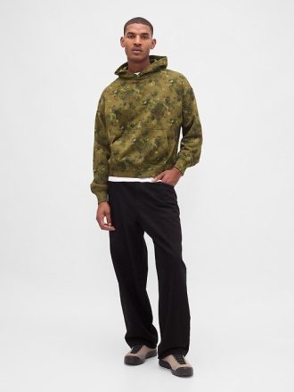 Moletom com capuz grande e pesado