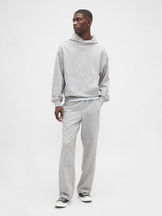 Moletom com capuz grande e pesado