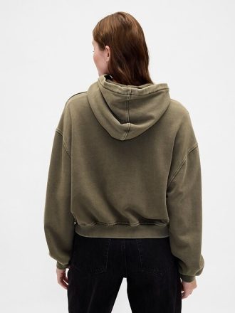 Moletom com capuz grande e pesado French Terry