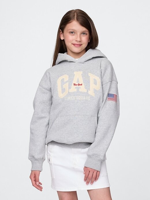 Moletom com capuz infantil VintageSoft NYC Times Square Moletom com capuz infantil VintageSoft NYC Times Square
