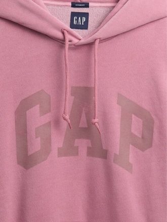 Moletom com capuz vintagesoft com logotipo em arco adulto