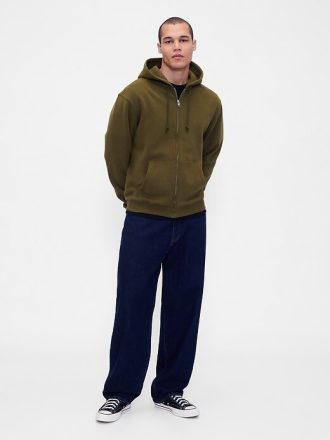 Moletom com capuz VintageSoft com zíper adulto