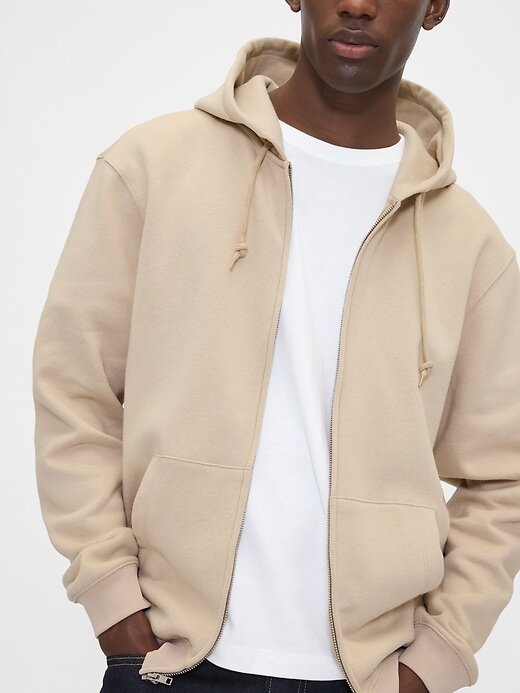 Moletom com capuz VintageSoft com zíper adulto Moletom com capuz VintageSoft com zíper adulto