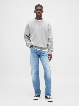 Moletom com logotipo grande e pesado