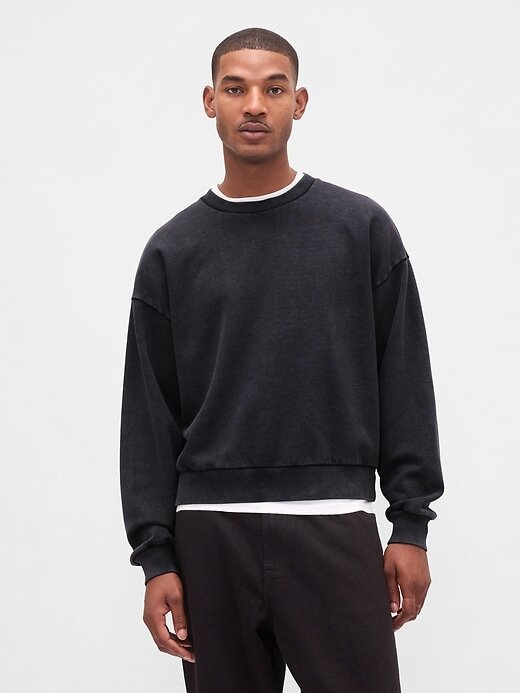 Moletom curto pesado Moletom curto pesado