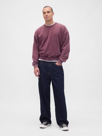 Moletom curto pesado