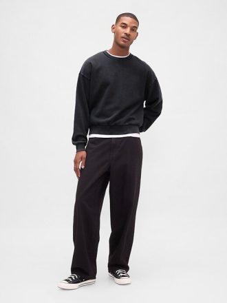 Moletom curto pesado