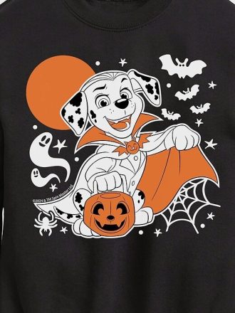 Moletom de lã com gola redonda para Halloween da Patrulha Canina para crianças Moletom de lã com gola redonda para Halloween da Patrulha Canina para crianças