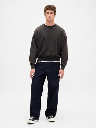 Moletom grande e pesado