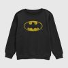 Moletom infantil com estampa de logotipo vintage do Batman da DC Comics