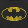 Moletom infantil com estampa de logotipo vintage do Batman da DC Comics