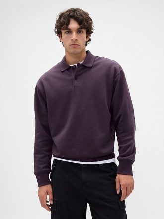 Moletom polo oversized pesado