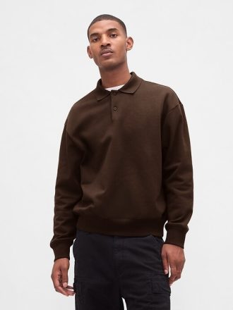 Moletom polo oversized pesado