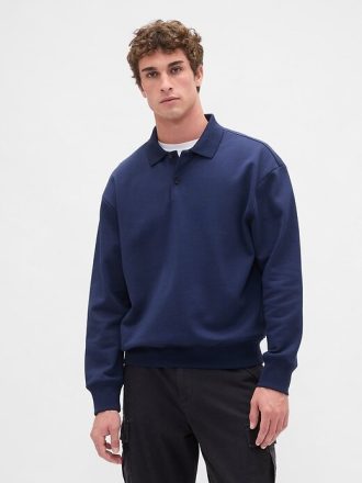 Moletom polo oversized pesado