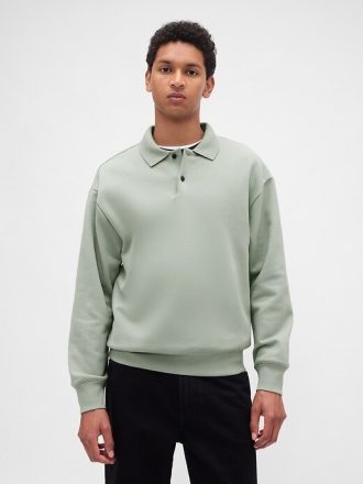 Moletom polo oversized pesado
