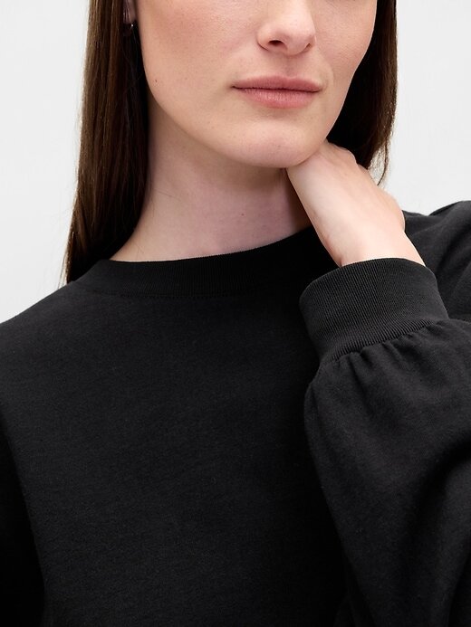 Moletom VintageSoft Crop de Algodão Orgânico Moletom VintageSoft Crop de Algodão Orgânico