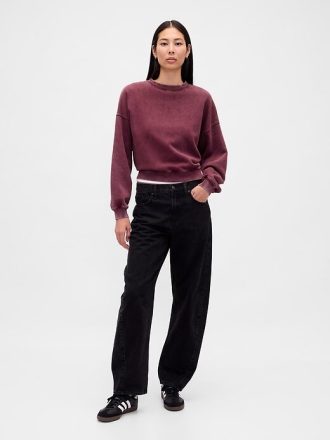 Moletom VintageSoft Wedge com gola redonda