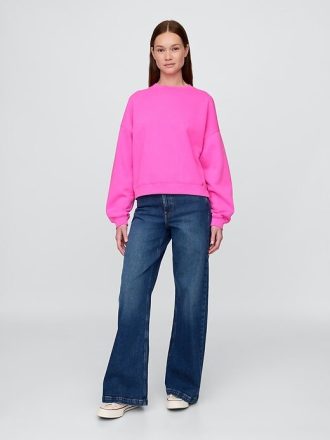 Moletom VintageSoft Wedge com gola redonda