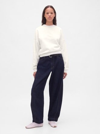 Moletom VintageSoft Wedge com gola redonda