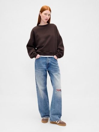 Moletom VintageSoft Wedge com gola redonda