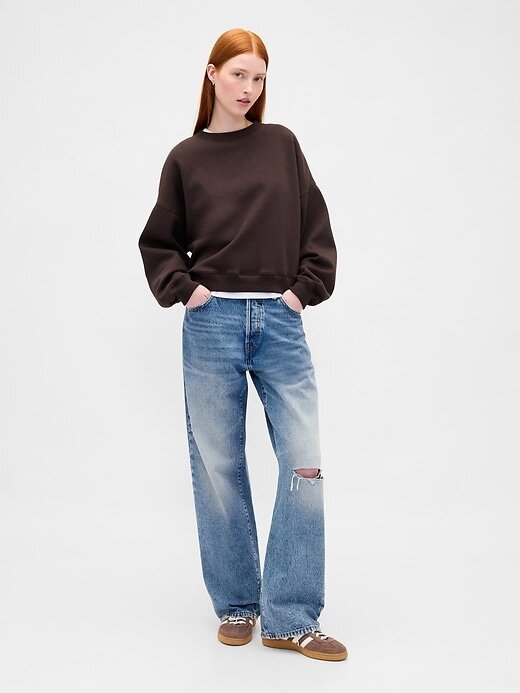 Moletom VintageSoft Wedge com gola redonda Moletom VintageSoft Wedge com gola redonda