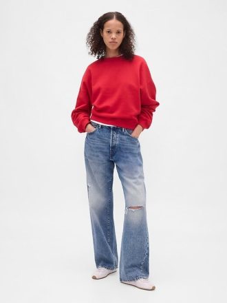 Moletom VintageSoft Wedge com gola redonda