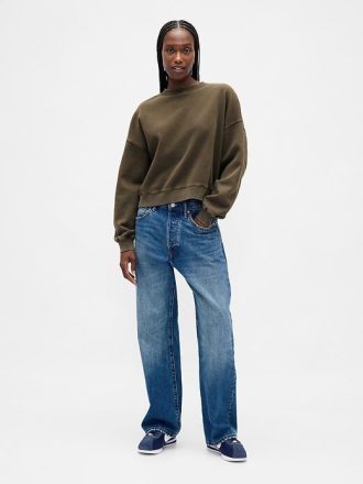 Moletom VintageSoft Wedge com gola redonda Moletom VintageSoft Wedge com gola redonda