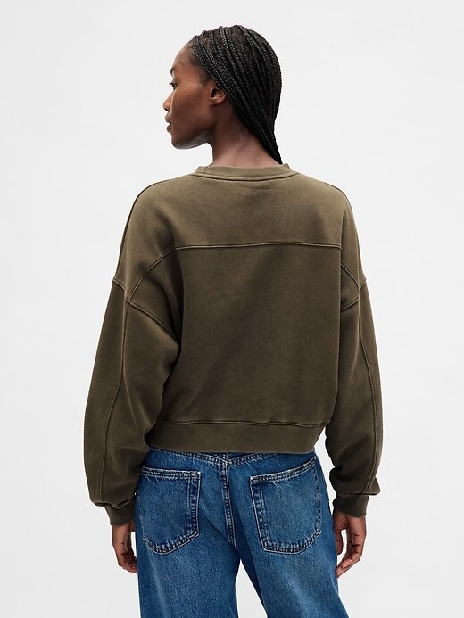 Moletom VintageSoft Wedge com gola redonda Moletom VintageSoft Wedge com gola redonda