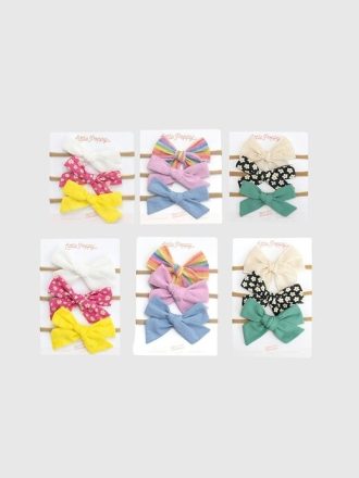 Pacote de laço de faixa de cabeça Nora