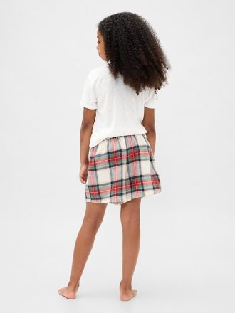 Pijama Boxer Infantil de Flanela Reciclada