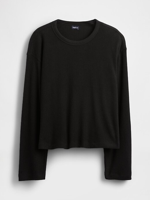 Pijama curto com estampa de waffle Pijama curto com estampa de waffle