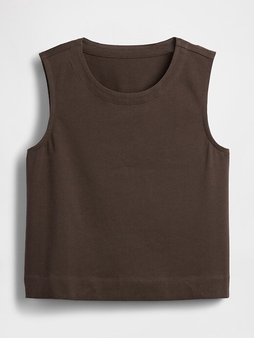 Regata de algodão orgânico pesado Regata de algodão orgânico pesado