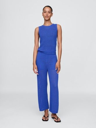 Regata de crochê 100% algodão