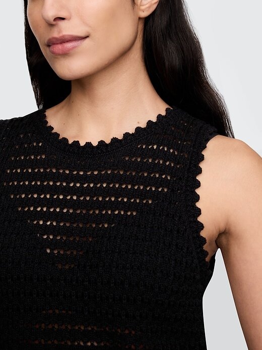 Regata de crochê 100% algodão Regata de crochê 100% algodão