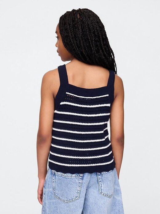 Regata de crochê infantil Regata de crochê infantil