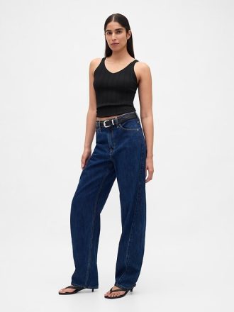 Regata de suéter canelado