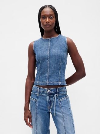 Regata jeans cropped shell