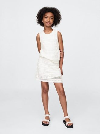 Saia-calça fácil de crochê infantil