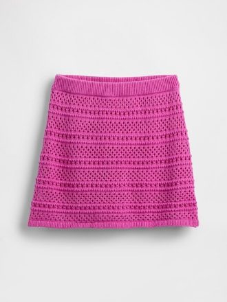 Saia-calça fácil de crochê infantil