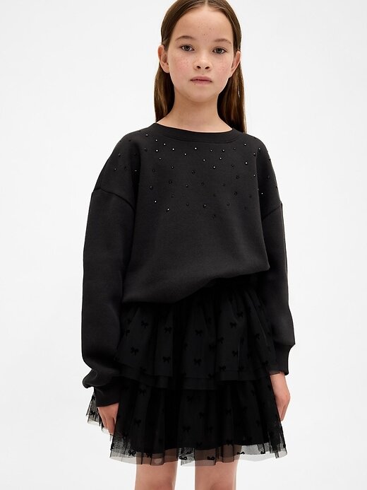 Saia de tule em camadas infantil Saia de tule em camadas infantil