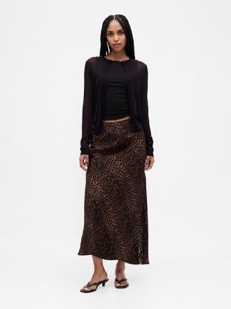 Saia longa deslizante